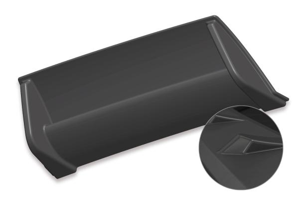 CSR Diffusor | Heckansatz mit ABE für VW Golf 7 GTI / GTD / GTE HA240-L Lackierung erforderlich (schwarz matt)