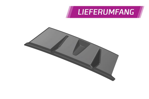CSR Diffusor | Heckansatz mit ABE für VW Golf 7 Variant (Facelift) HA241-S Strukturiert schwarz matt (keine Lackierung erforderlich)