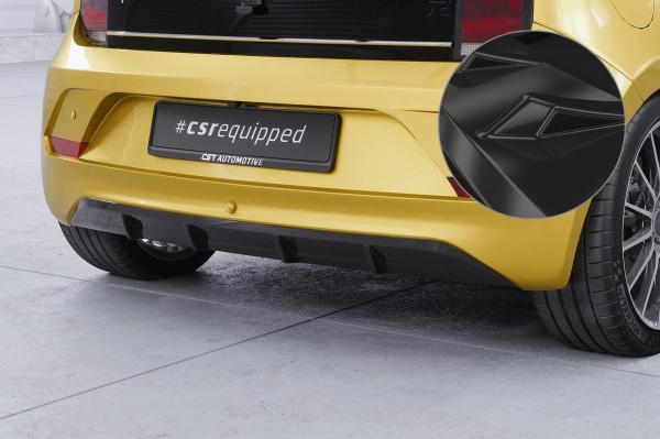 CSR Diffusor | Heckansatz mit ABE für VW up! / e-up! (Facelift) HA244-G Glossy schwarz glänzend (keine Lackierung erforderlich)