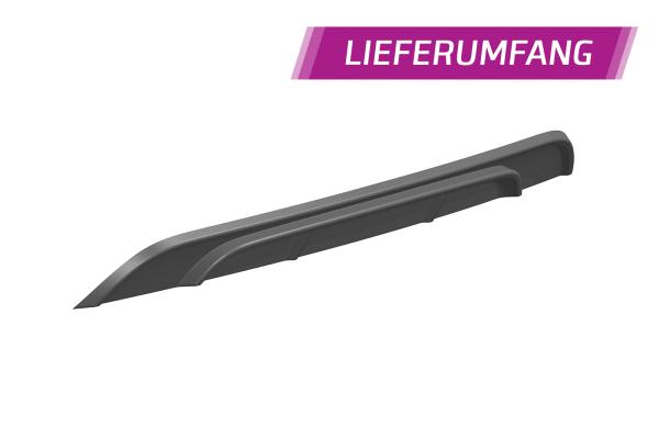 CSR Diffusor | Heckansatz mit ABE für VW up! (vor Facelift) HA245-C Carbon Look glänzend (keine Lackierung erforderlich)