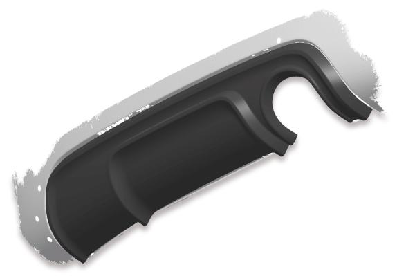 CSR Diffusor | Heckansatz mit ABE für Audi TT 8N HA248-K Kupfer matt (keine Lackierung erforderlich)
