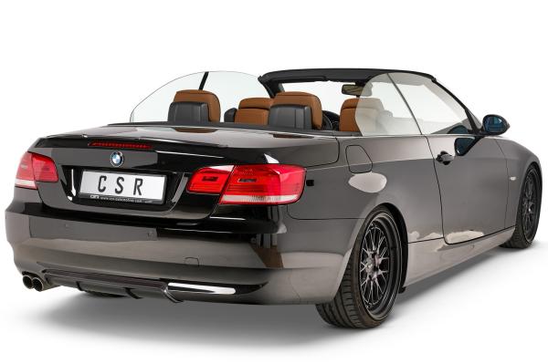 CSR Diffusor | Heckansatz mit ABE für BMW 3er E92 / E93 HA250-L Lackierung erforderlich (schwarz matt)