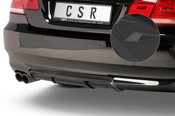CSR Diffusor | Heckansatz mit ABE für BMW 3er E92 / E93 HA250-S Strukturiert schwarz matt (keine Lackierung erforderlich)