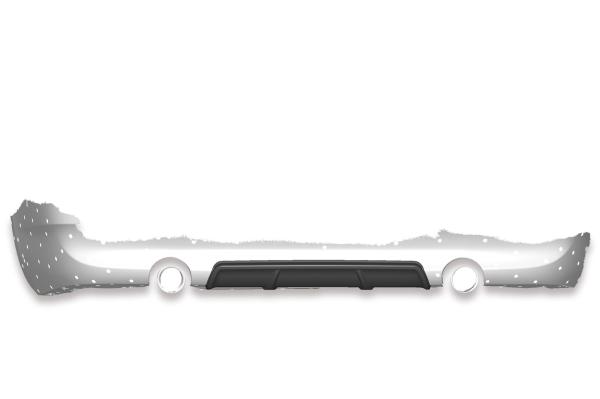 CSR Diffusor | Heckansatz mit ABE für BMW 3er E92 / E93 HA250-L Lackierung erforderlich (schwarz matt)