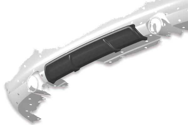 CSR Diffusor | Heckansatz mit ABE für BMW 3er E92 / E93 HA250-L Lackierung erforderlich (schwarz matt)