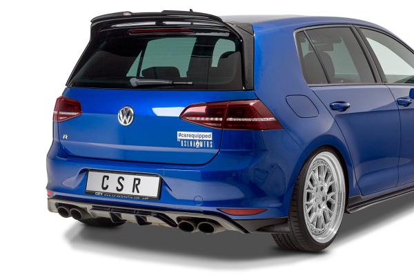 CSR Diffusor | Heckansatz mit ABE für VW Golf 7 R / R-Line HA255-K Kupfer matt (keine Lackierung erforderlich)