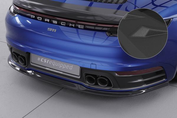 CSR Diffusor | Heckansatz mit ABE für Porsche 911/992 HA257-S schwarz matt strukturiert (keine Lackierung erforderlich)