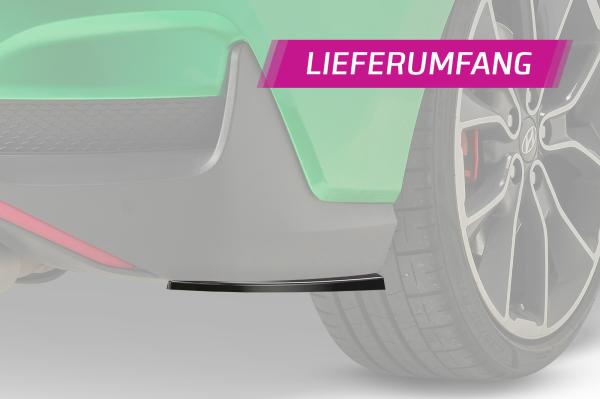 CSR Diffusor | Heckansatz mit ABE für Hyundai I30 N (PD) Fastback HA260-L schwarz matt (Lackierung erforderlich)