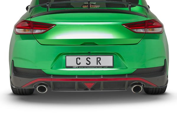 CSR Diffusor | Heckansatz mit ABE für Hyundai I30 N (PD) Fastback HA260-L schwarz matt (Lackierung erforderlich)