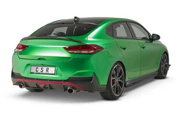 CSR Diffusor | Heckansatz mit ABE für Hyundai I30 N (PD) Fastback HA260-L schwarz matt (Lackierung erforderlich)