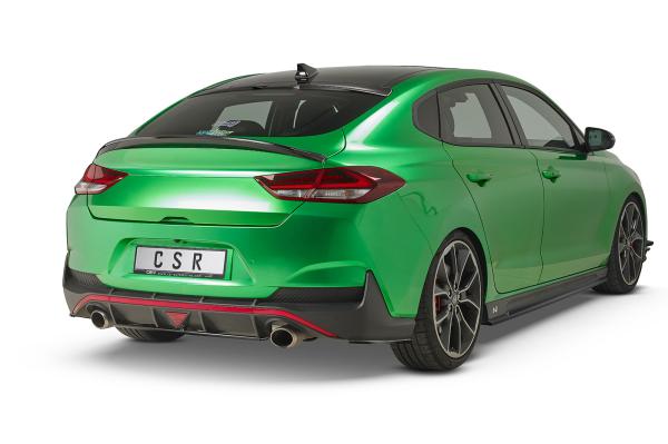 CSR Diffusor | Heckansatz mit ABE für Hyundai I30 N (PD) Fastback HA261-M Carbon Look matt strukturiert (keine Lackierung erforderlich)
