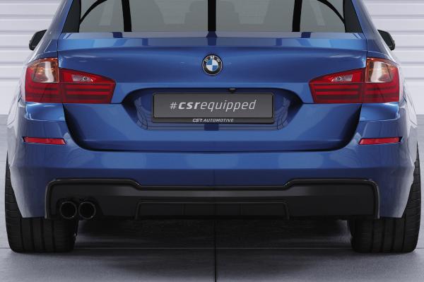 CSR Diffusor | Heckansatz mit ABE für BMW 5er F10 / F11 HA264-S schwarz matt strukturiert (keine Lackierung erforderlich)