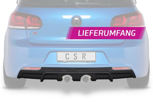 CSR Diffusor | Heckansatz mit ABE für VW Golf 6 R HA268-K Kupfer matt (keine Lackierung erforderlich)
