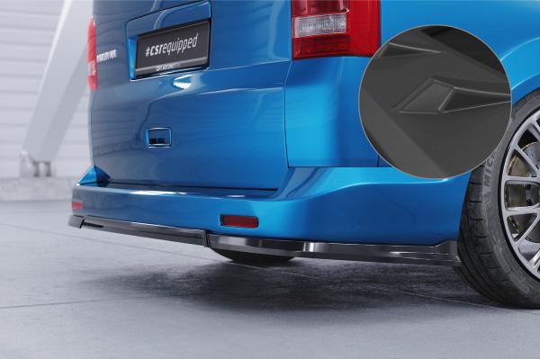 CSR Diffusor | Heckansatz mit ABE für VW T5 Bus HA269-L schwarz matt (Lackierung erforderlich)