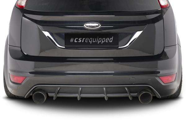 CSR Diffusor | Heckansatz mit ABE für Ford Focus ST MK2 HA271-L schwarz matt (Lackierung erforderlich)