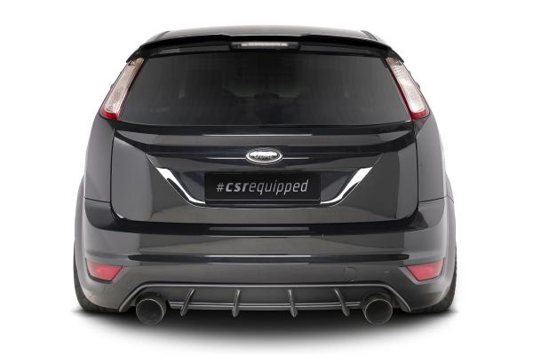 CSR Diffusor | Heckansatz mit ABE für Ford Focus ST MK2 HA271-L schwarz matt (Lackierung erforderlich)