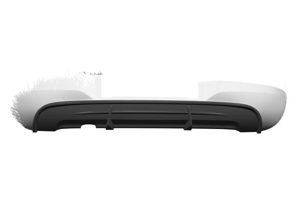 CSR Diffusor | Heckansatz mit ABE für Opel Corsa E HA274-L schwarz matt (Lackierung erforderlich)