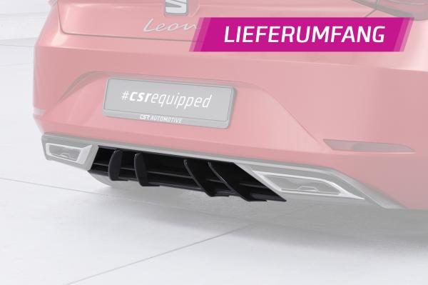 CSR Diffusor | Heckansatz mit ABE für Seat Leon 4 (Typ KL) FR HA275-K Kupfer matt (keine Lackierung erforderlich)