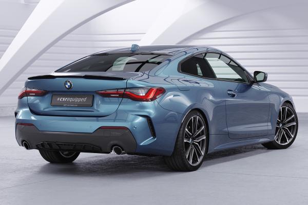 CSR Diffusor | Heckansatz mit ABE für BMW 4er (G22/G23) M-Paket und M440 HA276-L schwarz matt (Lackierung erforderlich)