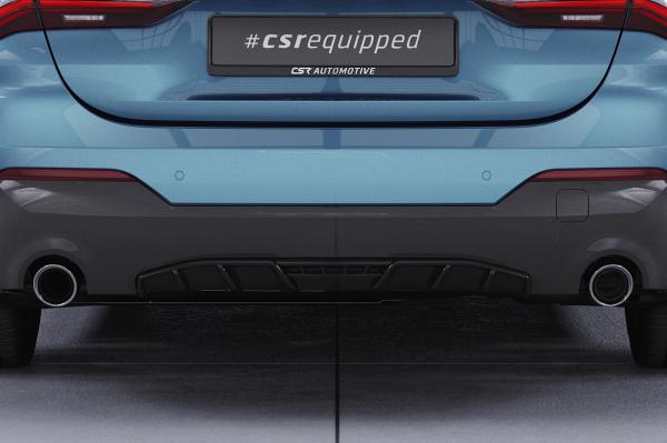 CSR Diffusor | Heckansatz mit ABE für BMW 4er (G22/G23) M-Paket und M440 HA276-L schwarz matt (Lackierung erforderlich)