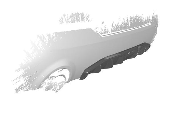 CSR Diffusor | Heckansatz mit ABE für BMW 4er (G22/G23) M-Paket und M440 HA276-L schwarz matt (Lackierung erforderlich)