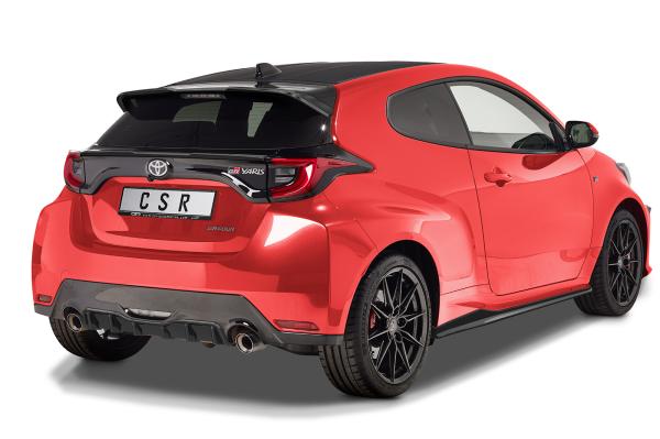 CSR Diffusor | Heckansatz mit ABE für Toyota GR Yaris (XP21) HA277-G Glossy schwarz Hochglanz (keine Lackierung erforderlich)