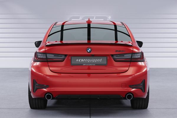 CSR Diffusor | Heckansatz mit ABE für BMW 3er Limousine und Touring (G20/G21) HA278-L schwarz matt (Lackierung erforderlich)
