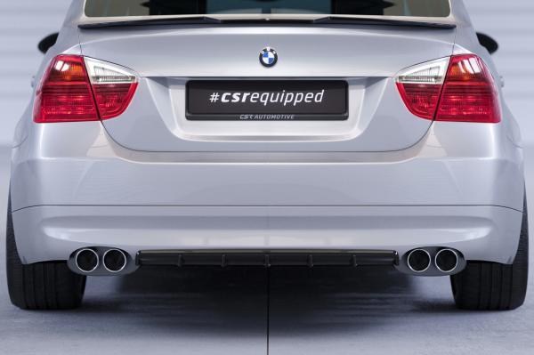 CSR Diffusor | Heckansatz mit ABE für BMW 3er E90 / E91 HA284-L Lackierung erforderlich (schwarz matt)