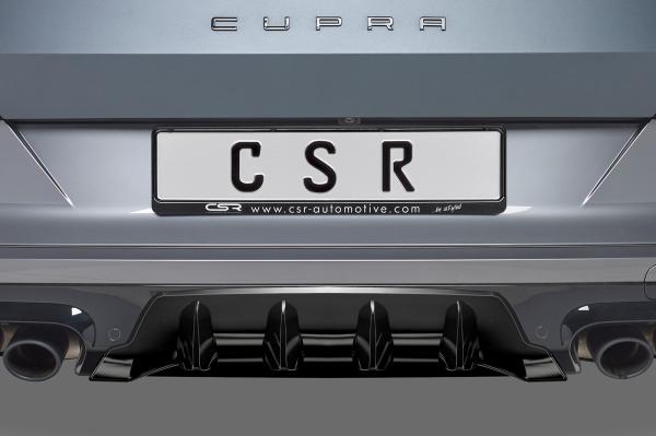 CSR Diffusor | Heckansatz mit ABE für Cupra Formentor HA286-G Glossy schwarz glänzend (keine Lackierung erforderlich)