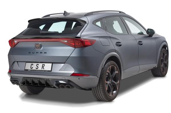 CSR Diffusor | Heckansatz mit ABE für Cupra Formentor HA286-G Glossy schwarz glänzend (keine Lackierung erforderlich)