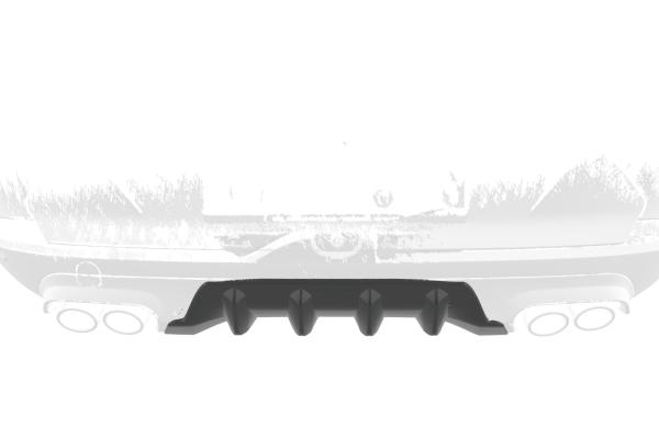 CSR Diffusor | Heckansatz mit ABE für Cupra Formentor HA286-G Glossy schwarz glänzend (keine Lackierung erforderlich)