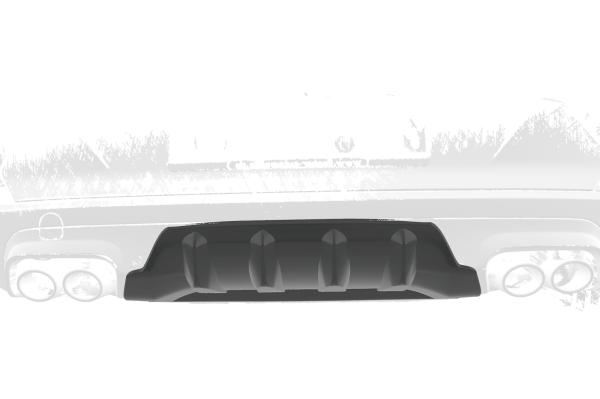 CSR Diffusor | Heckansatz mit ABE für Cupra Formentor HA286-G Glossy schwarz glänzend (keine Lackierung erforderlich)