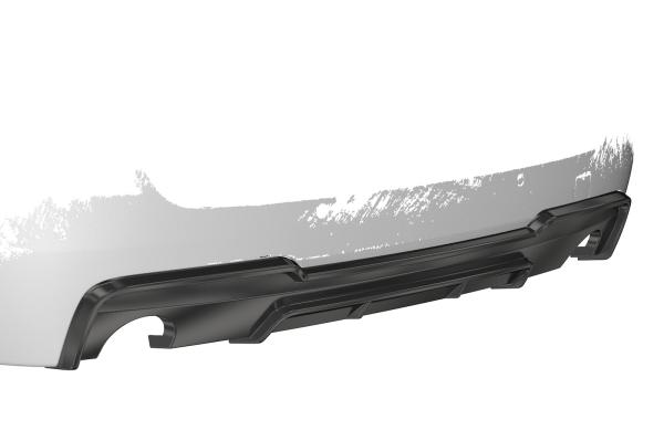 CSR Diffusor | Heckansatz mit ABE für BMW 5er F10/F11 535i/535d M-Paket HA289-S schwarz matt strukturiert (keine Lackierung erforderlich)