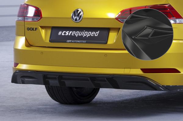 CSR Diffusor | Heckansatz mit ABE für VW Golf 7 Variant Basis HA292-G Glossy schwarz glänzend (keine Lackierung erforderlich)