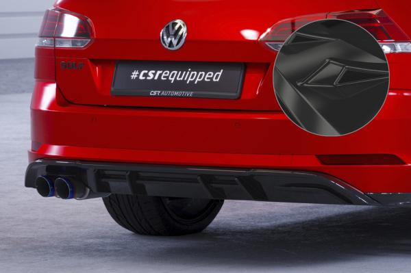 CSR Diffusor | Heckansatz mit ABE für VW Golf 7 Variant GTD HA293-G Glossy schwarz glänzend (keine Lackierung erforderlich)