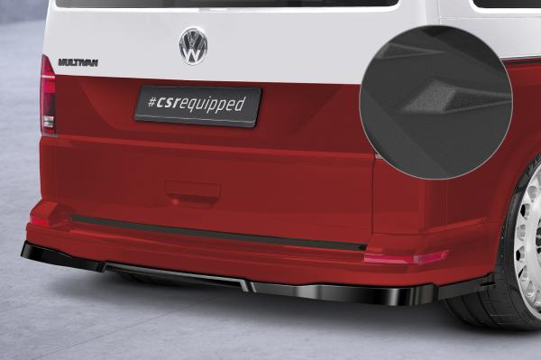 CSR Diffusor | Heckansatz mit ABE für VW T6 / T6.1 HA297-S Strukturiert schwarz matt (keine Lackierung erforderlich)