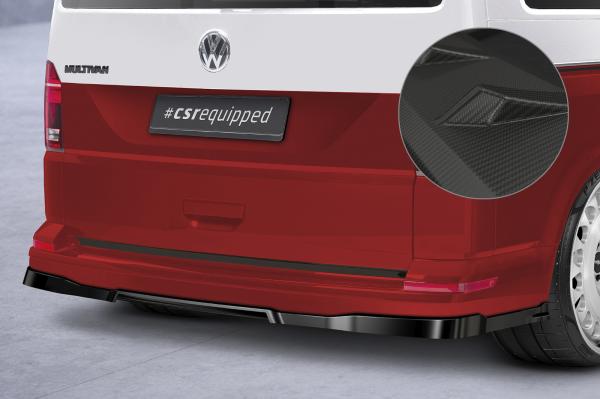 CSR Diffusor | Heckansatz mit ABE für VW T6 / T6.1 HA297-M Carbon Look matt strukturiert (keine Lackierung erforderlich)