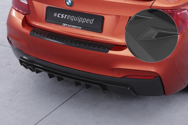 CSR Diffusor | Heckansatz mit ABE für BMW 2er F22 / F23 M-Paket HA307-L schwarz matt (Lackierung erforderlich)