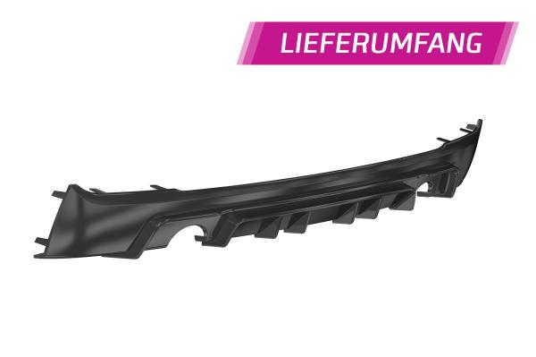 CSR Diffusor | Heckansatz mit ABE für BMW 2er F22 / F23 M-Paket HA308-L schwarz matt (Lackierung erforderlich)