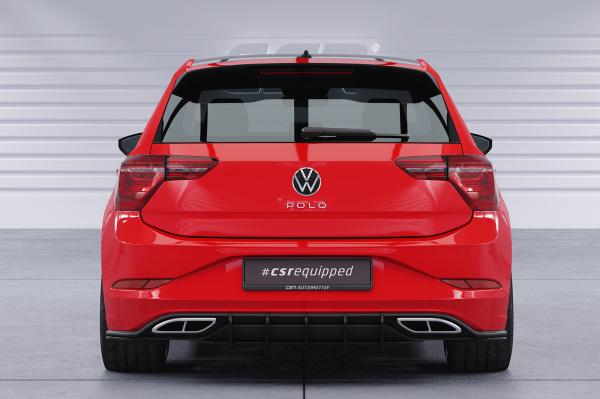 CSR Racing Diffusor | Heckansatz für VW Polo 6 2G (Typ AW) R-Line HA317-B Lackierung erforderlich (unlackiert)