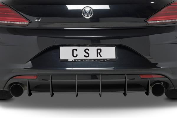CSR Racing Diffusor | Heckansatz für VW Scirocco 3 R HA319-B schwarz matt (Lackierung erforderlich)