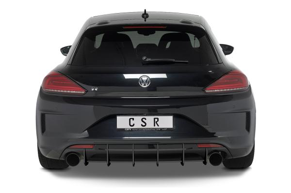 CSR Racing Diffusor | Heckansatz für VW Scirocco 3 R HA319-B schwarz matt (Lackierung erforderlich)