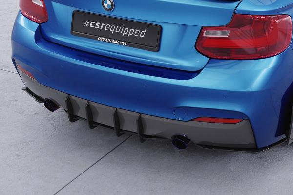 CSR Racing Diffusor | Heckansatz für BMW 2er F22/F23 M-Paket HA320-L schwarz matt (Lackierung erforderlich)
