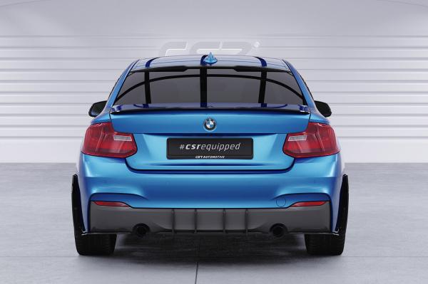CSR Racing Diffusor | Heckansatz für BMW 2er F22/F23 M-Paket HA320-L schwarz matt (Lackierung erforderlich)