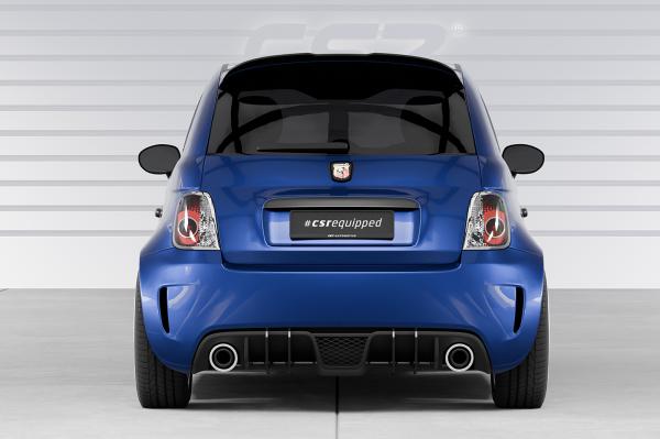 CSR Racing Diffusor | Heckansatz für Fiat Abarth 595 HA323-L schwarz matt (Lackierung erforderlich)