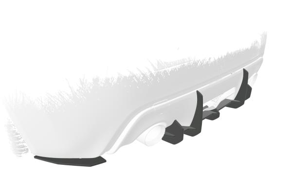 CSR Racing Diffusor | Heckansatz für Toyota GT86 HA326-L Lackierung erforderlich (unlackiert)