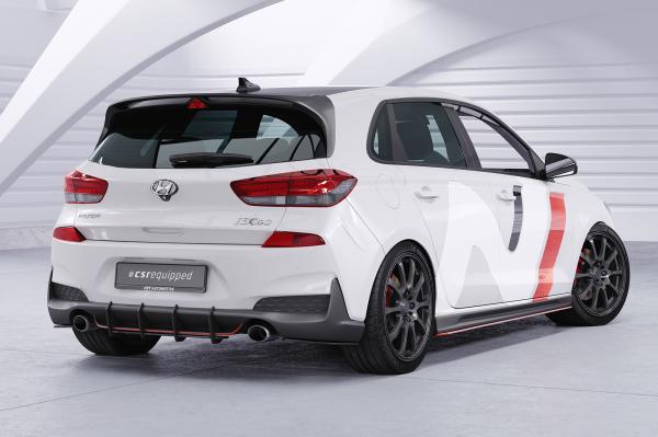 CSR Racing Diffusor | Heckansatz für Hyundai I30 N (PD) HA330-B schwarz matt (Lackierung erforderlich)