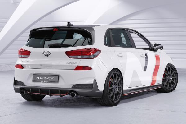 CSR Racing Diffusor | Heckansatz für Hyundai I30 N (PD) HA331-B schwarz matt (Lackierung erforderlich)