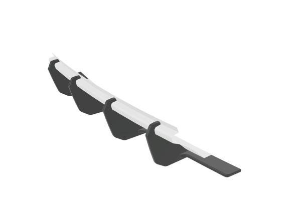 CSR Racing Diffusor | Heckansatz für VW Golf 6 (Typ 1K) GTI HA335-L Lackierung erforderlich (unlackiert)