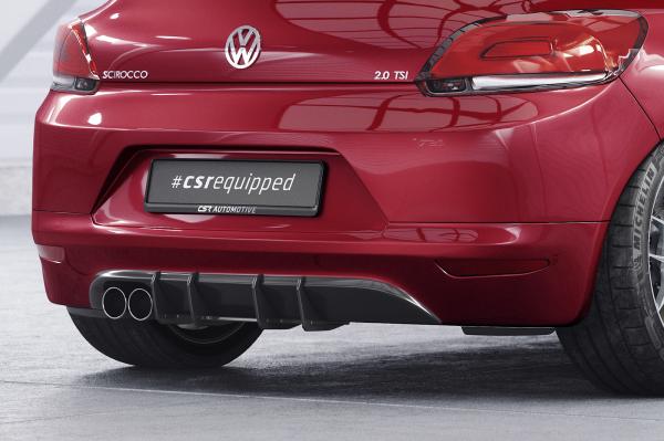 CSR Racing Diffusor | Heckansatz für VW Scirocco 3 HA348-B schwarz matt (Lackierung erforderlich)
